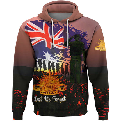 Clothing Anzac Day Soldier Australian Hoodie