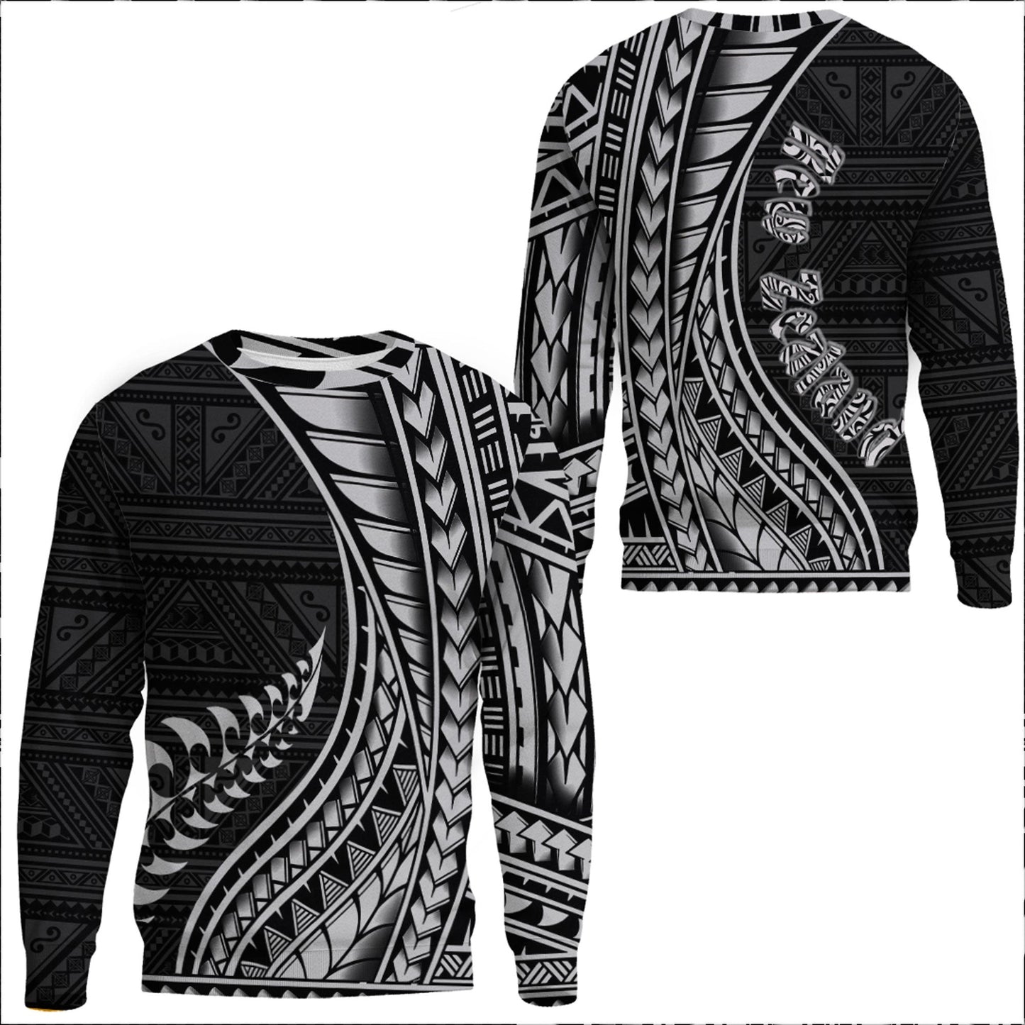 Clothing Maori Fern Sweatshirts