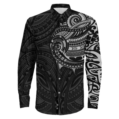 Clothing Maori Gerelateerde Long Sleeve Button Shirt