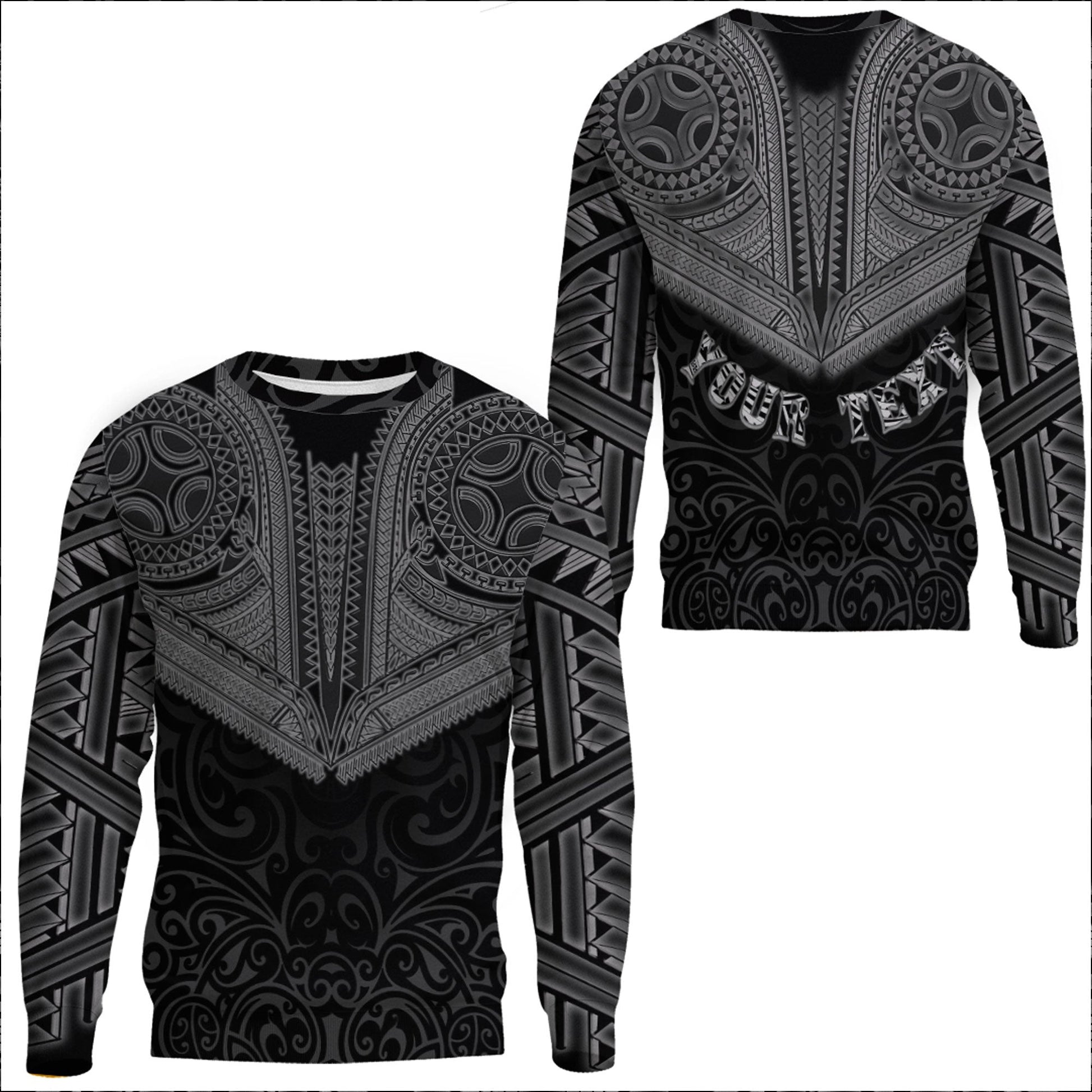 Clothing Maori Neck And Arm Sweatshirts