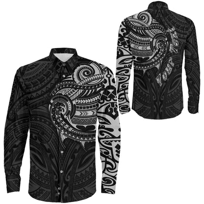Clothing Maori Gerelateerde Long Sleeve Button Shirt