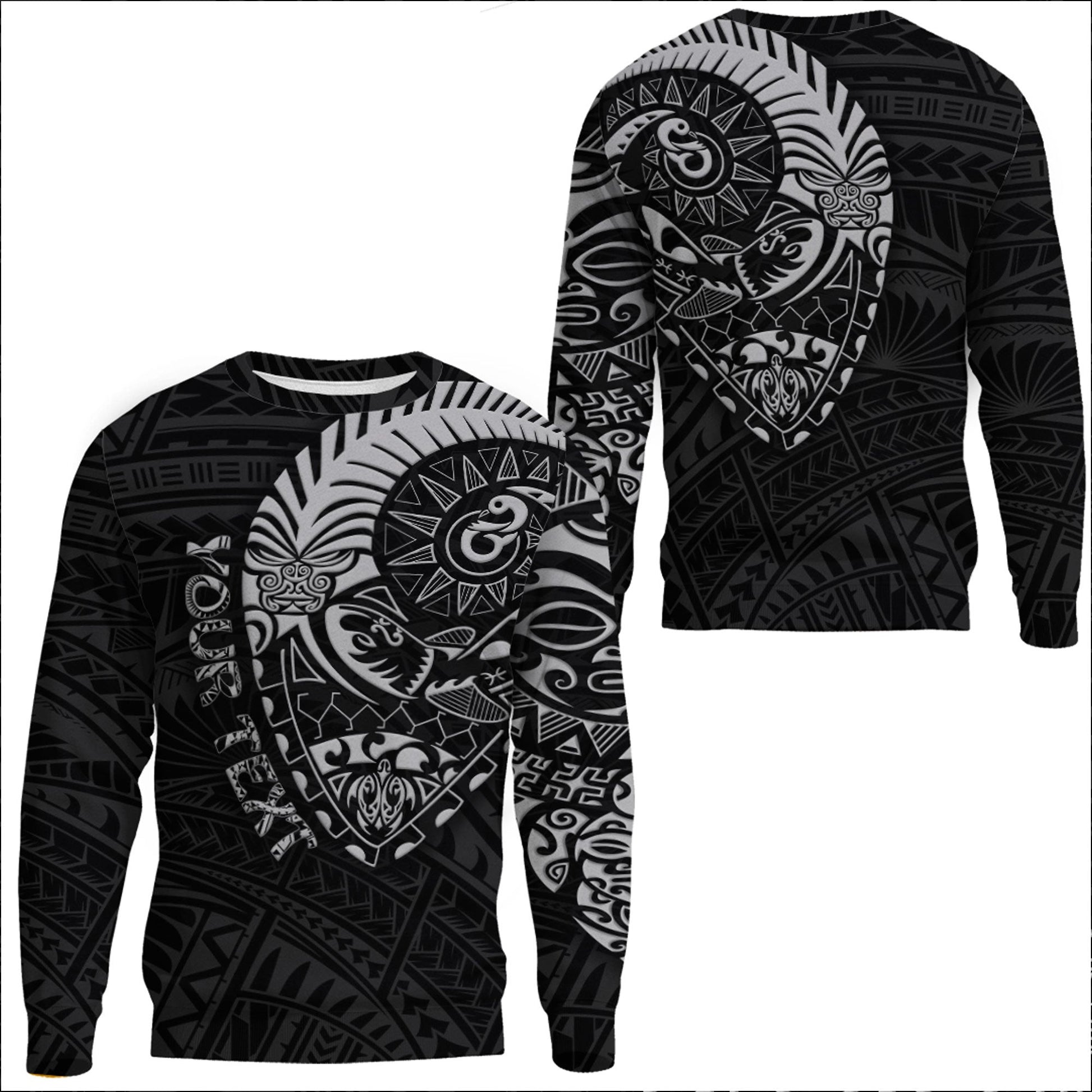 Clothing Maori Fern Symbol Sweatshirts