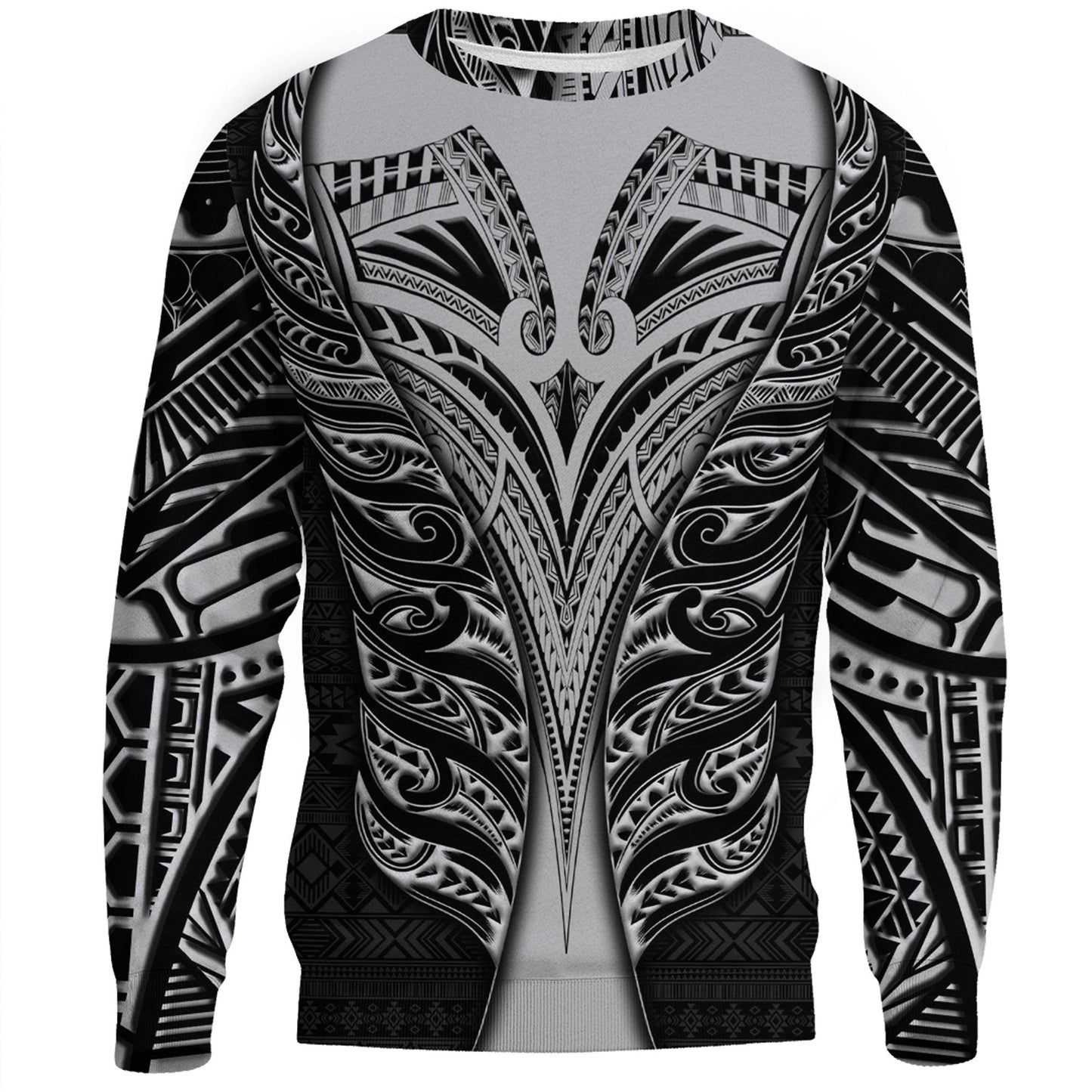 Clothing Maori Fern Neck Sweatshirts