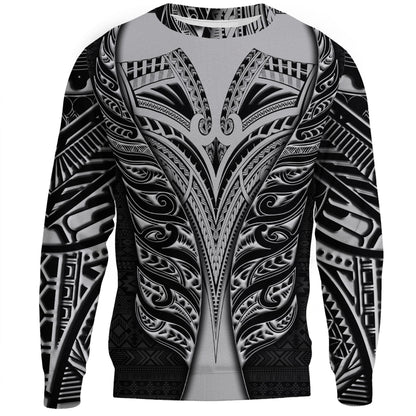 Clothing Maori Fern Neck Sweatshirts