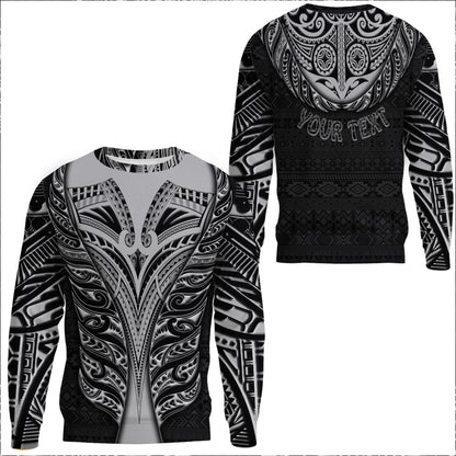 Clothing Maori Fern Neck Sweatshirts