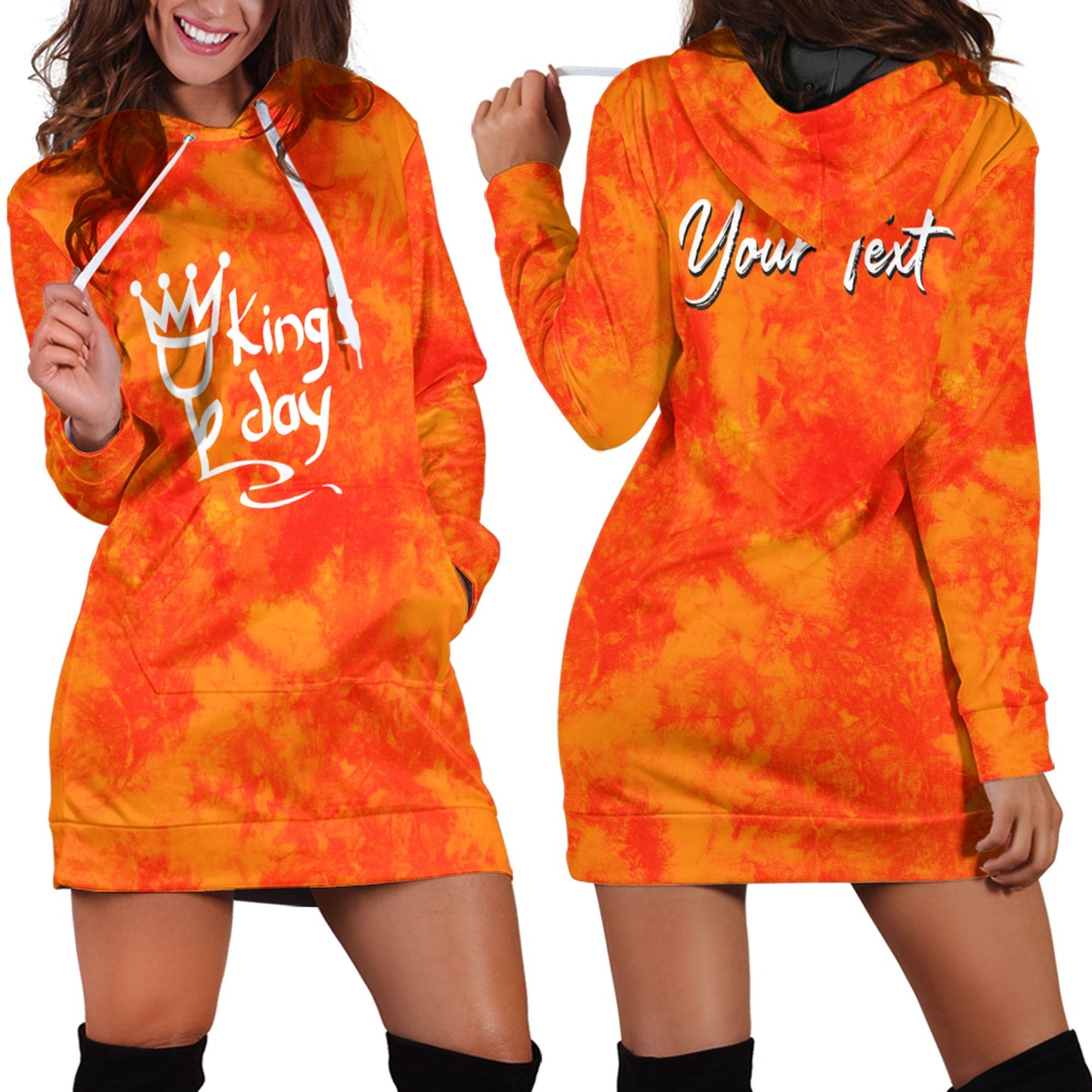 Clothing Netherlands King's Day New Hoodie Dress