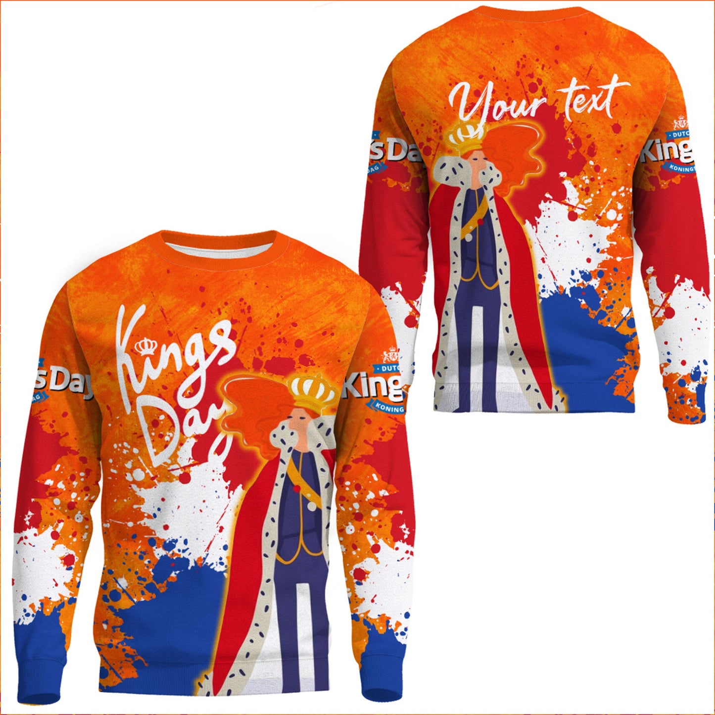 Clothing Netherlands King's Day Special Version Sweatshirts