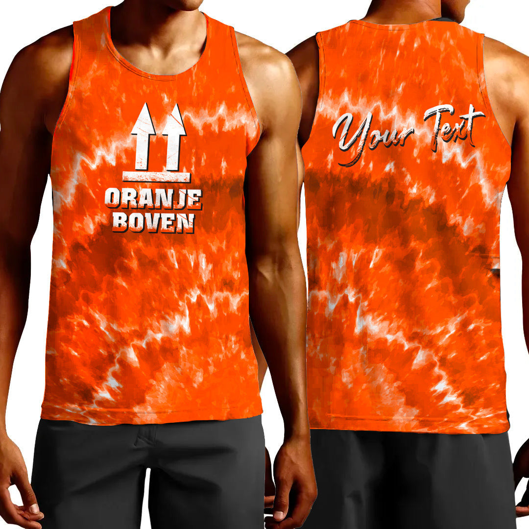 Clothing Netherlands King's Day Oranje Boven Tie Dye Style Tank Top