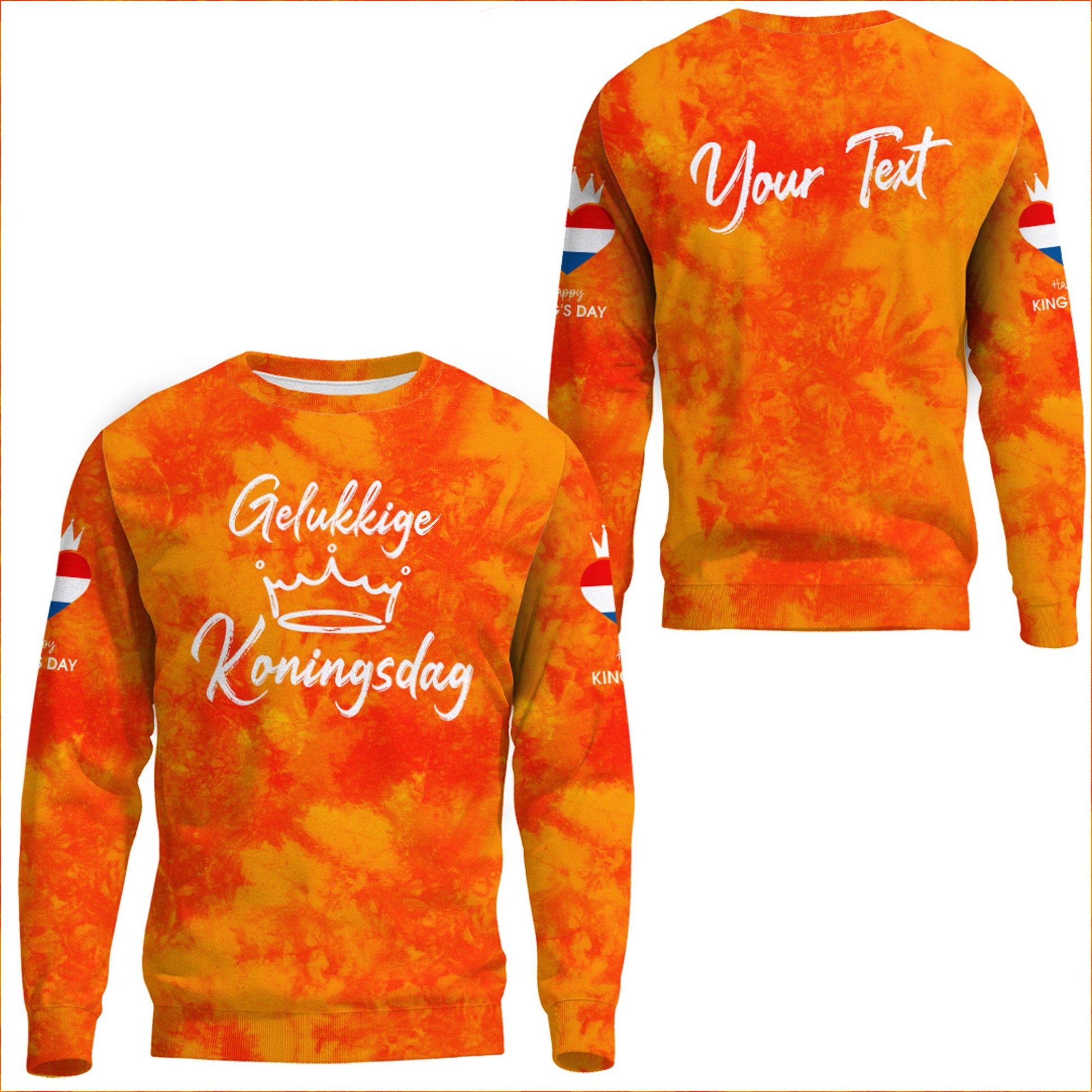 Clothing Netherlands King's Day Gelukkige Koningsdag Sweatshirts