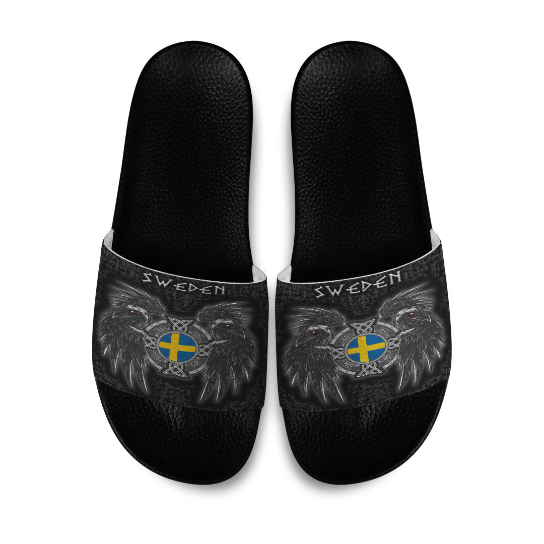 Slide Sandals Sweden Viking Raven Slide Sandals