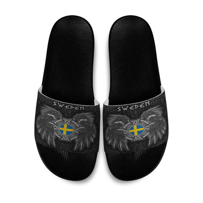 Slide Sandals Sweden Viking Raven Slide Sandals