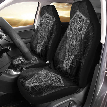 Maori 2021 Car Seat Covers Purple Aotearoa Tattoo