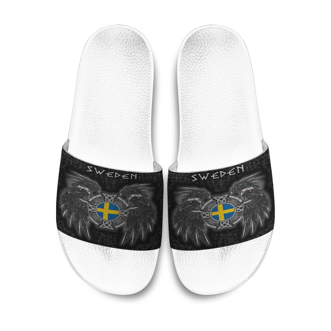 Slide Sandals Sweden Viking Raven Slide Sandals