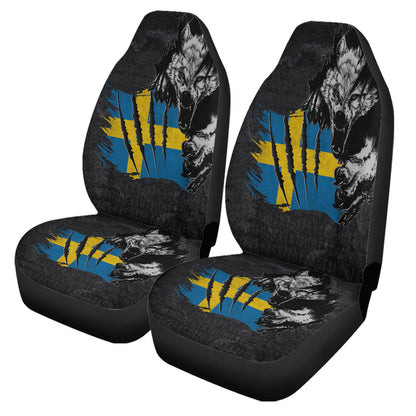 Car Seat Covers Sweden Wolf Raven Car Seat Covers