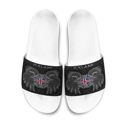 Slide Sandals Iceland Viking Raven Slide Sandals