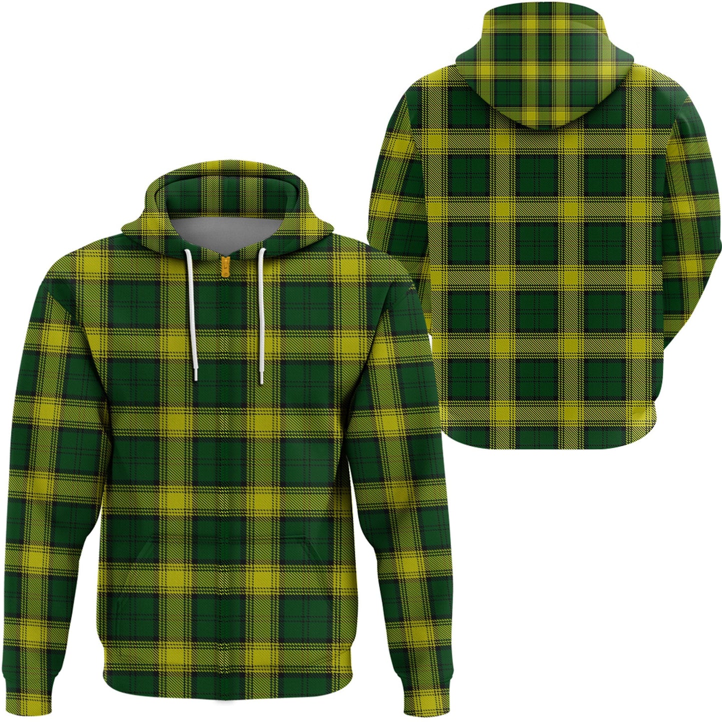 Clothing Jamaican National Tartan Zip Hoodie