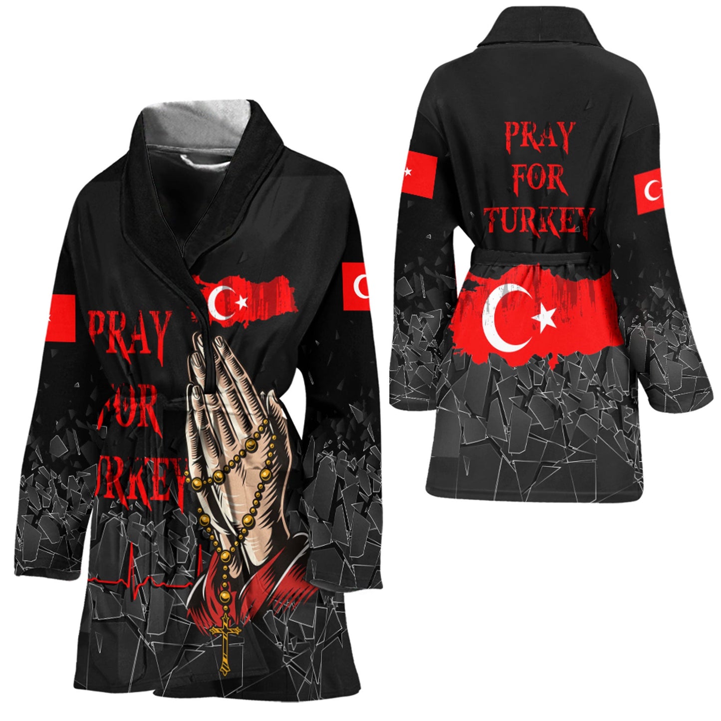 Haiti Special Grunge Flag Pullover Hoodie