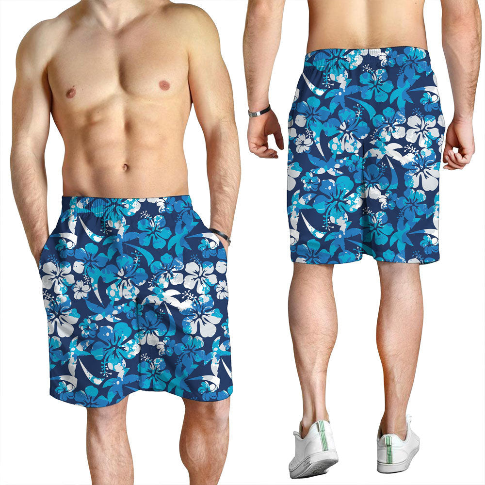 Short Hibiscus And Tropical Plants Men Short