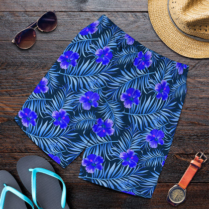 Short Tropical Palm Leaves with Turtle Men Short
