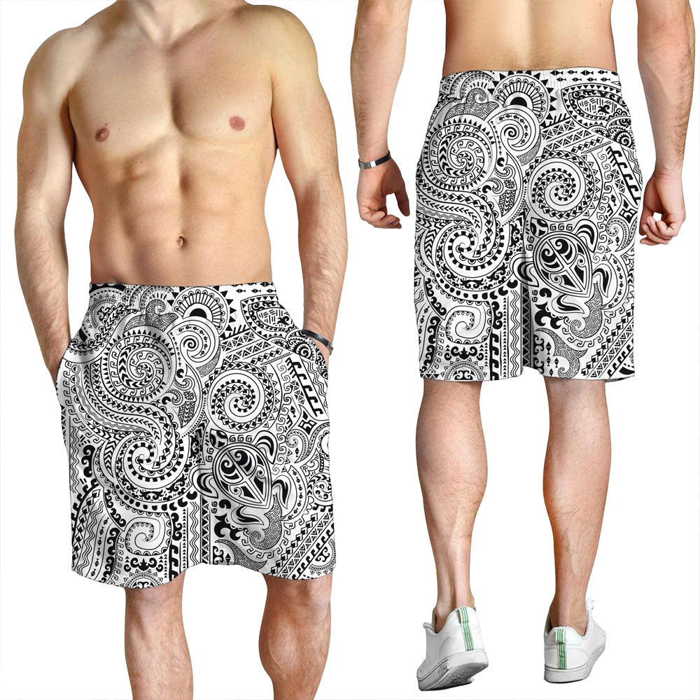 Short Ethnic Turtle And Shark Men Short