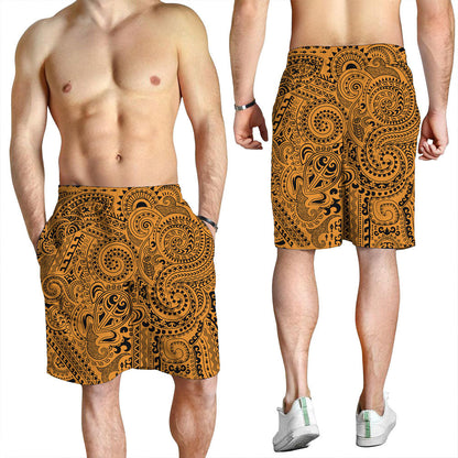 Short Ethnic Turtle And Shark Vintage Men Short
