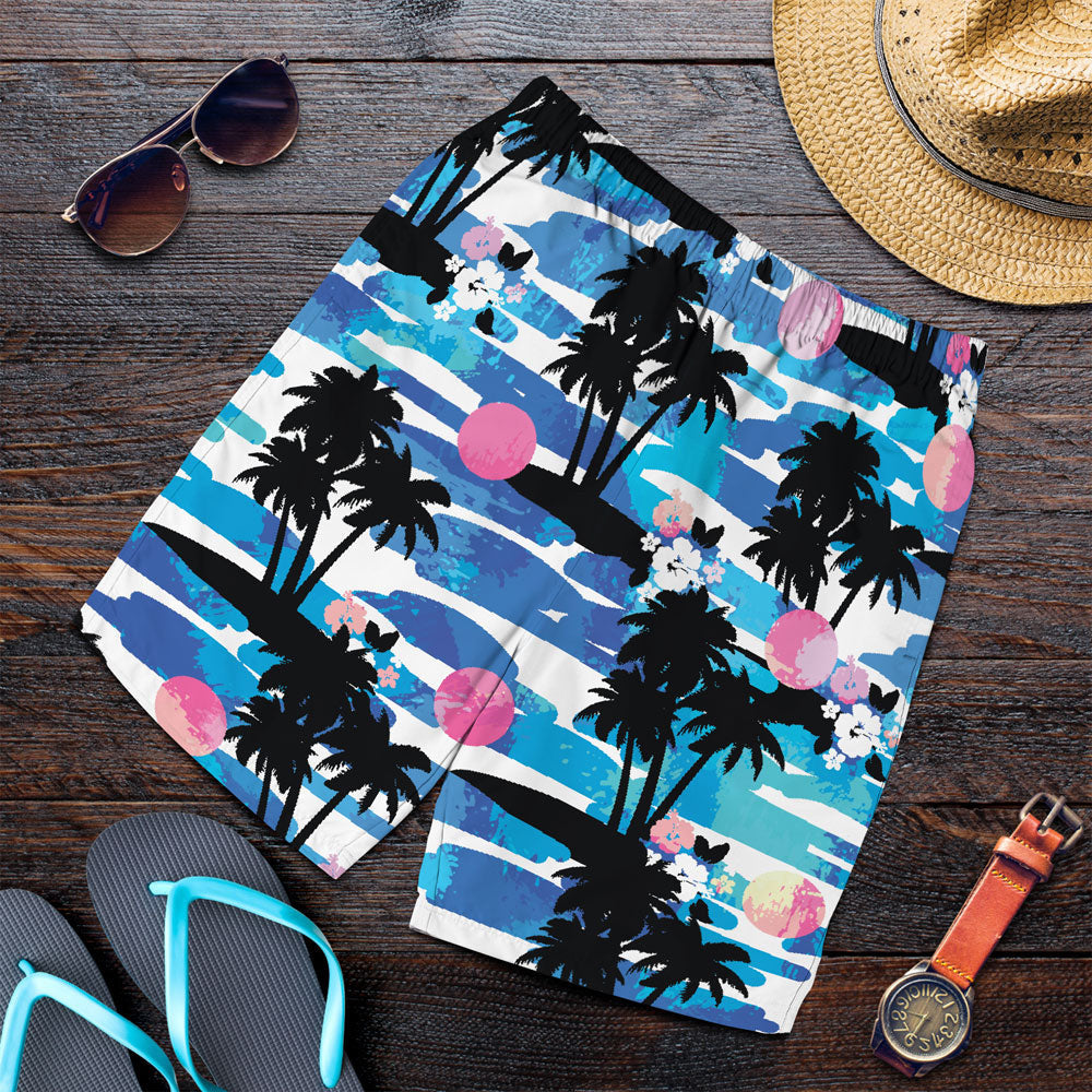 Short Hawaiian Aloha With Ocean Men Short