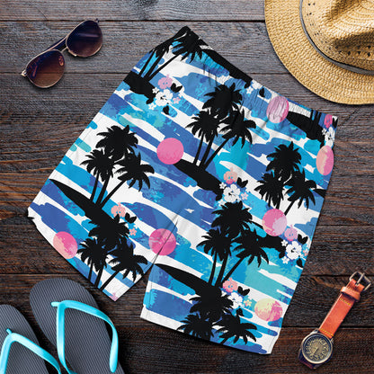 Short Hawaiian Aloha With Ocean Men Short