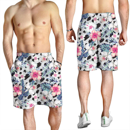 Short Hibiscus and Palm Men Short