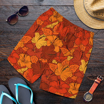 Short Hibiscus Flowers Pineapples Palm Men Short