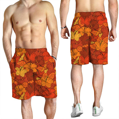 Short Hibiscus Flowers Pineapples Palm Men Short