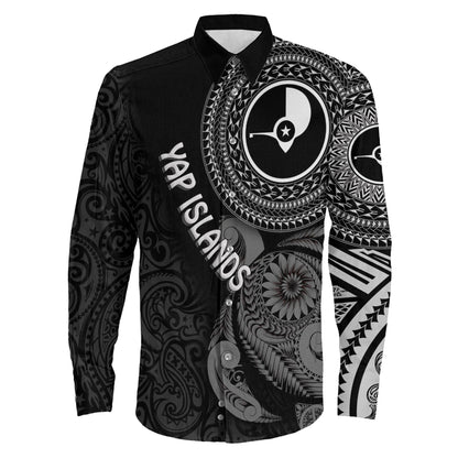 Clothing Yap Islands Polynesia Long Sleeve Button Shirt