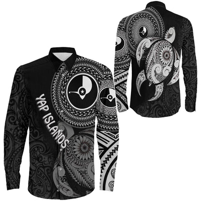 Clothing Yap Islands Polynesia Long Sleeve Button Shirt