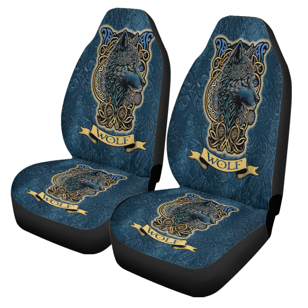 Car Seat Covers Wolf Celtic Style Car Seat Covers