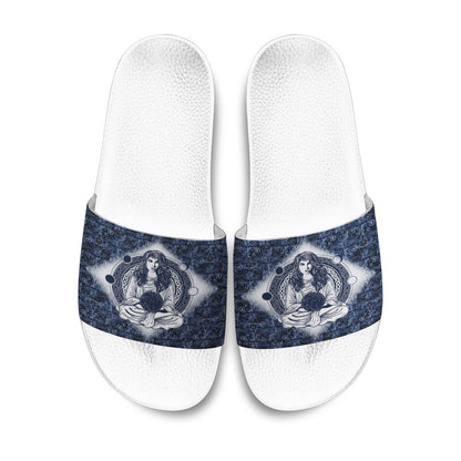 Slide Sandals Wicca Sorceress Celtic Tattoo Slide Sandals