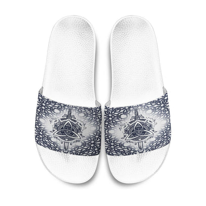 Slide Sandals Sword Celtic Tattoo Slide Sandals