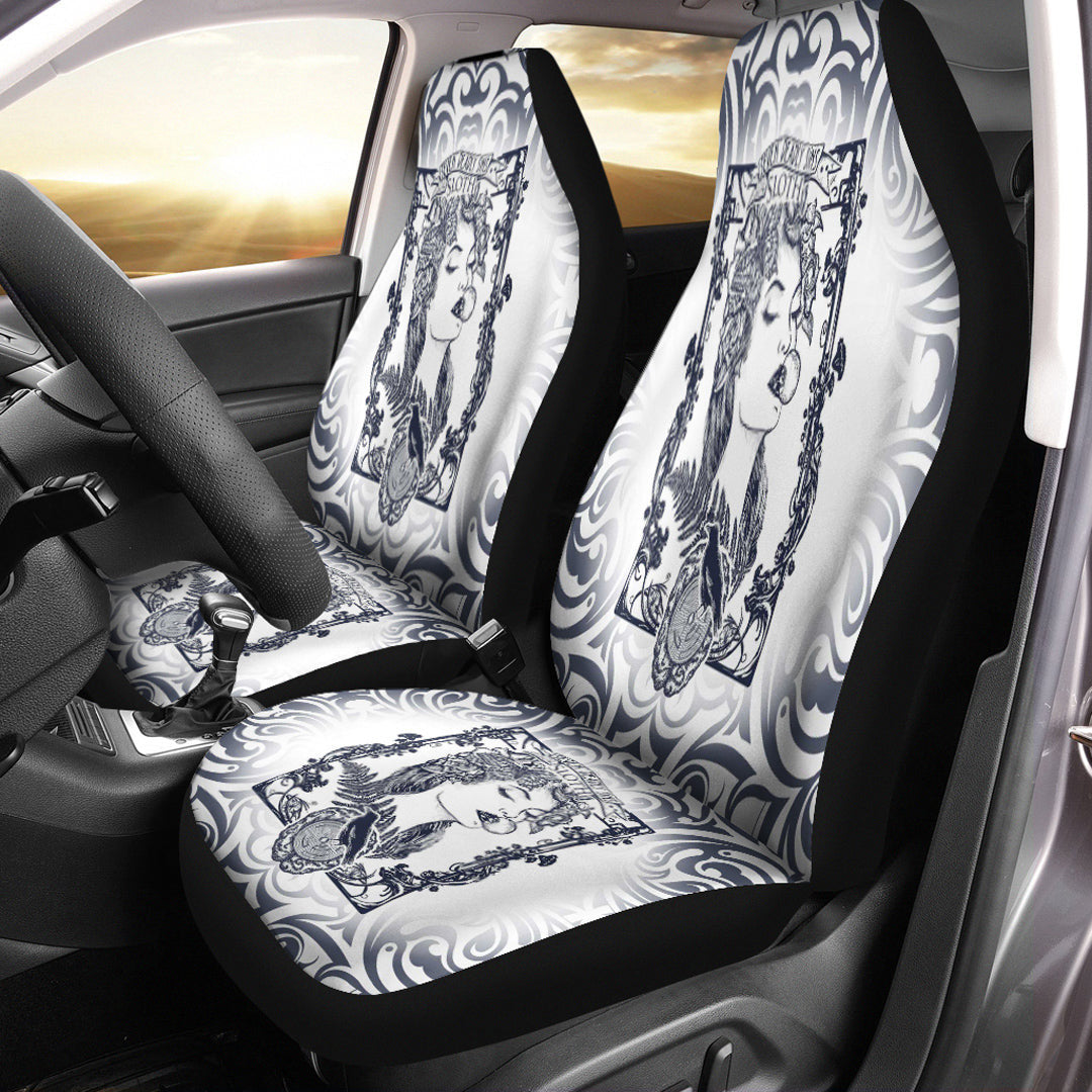Maori 2021 Car Seat Covers Purple Aotearoa Tattoo