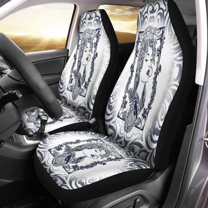 Maori 2021 Car Seat Covers Purple Aotearoa Tattoo