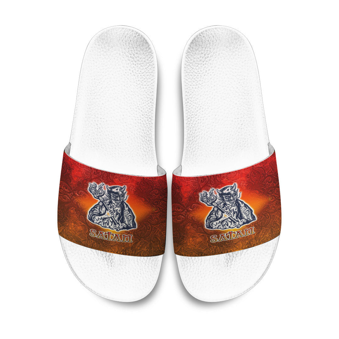 Slide Sandals Santa Celtic Tattoo Slide Sandals