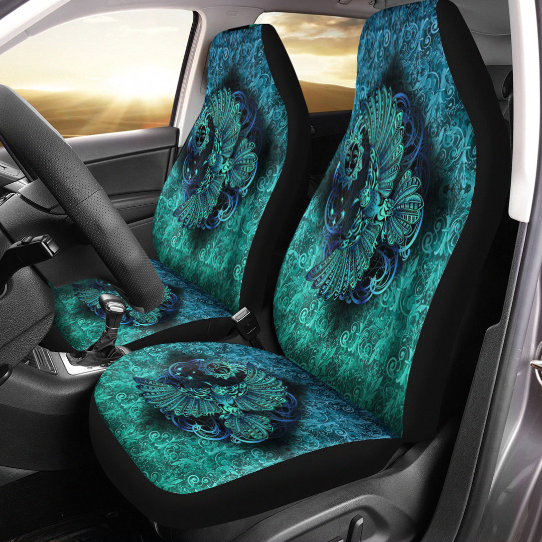 Maori 2021 Car Seat Covers Purple Aotearoa Tattoo