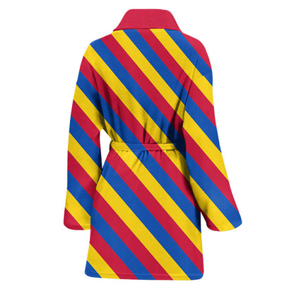 Clothing Moldova Pattern Flag Bath Robe