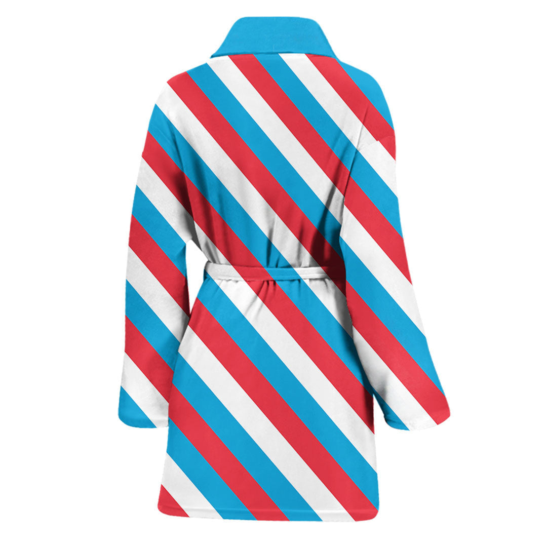 Clothing Luxembourg Pattern Flag Bath Robe