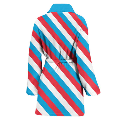 Clothing Luxembourg Pattern Flag Bath Robe