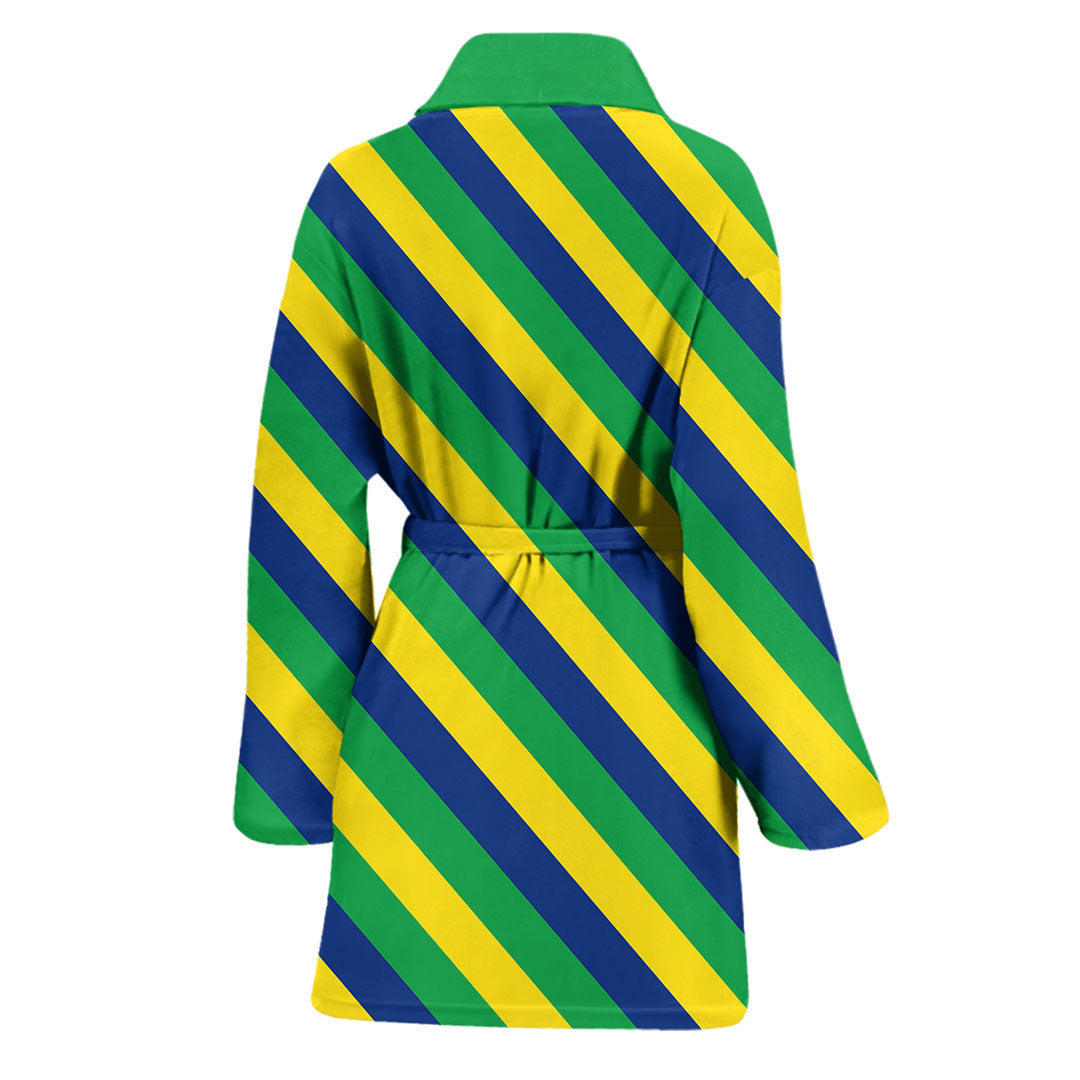 Clothing Brazil Pattern Flag Bath Robe