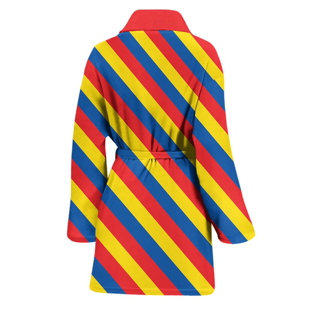 Clothing Ecuador Pattern Flag Bath Robe