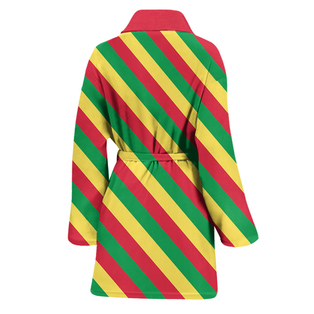 Clothing Republic Of The Congo Pattern Flag Bath Robe