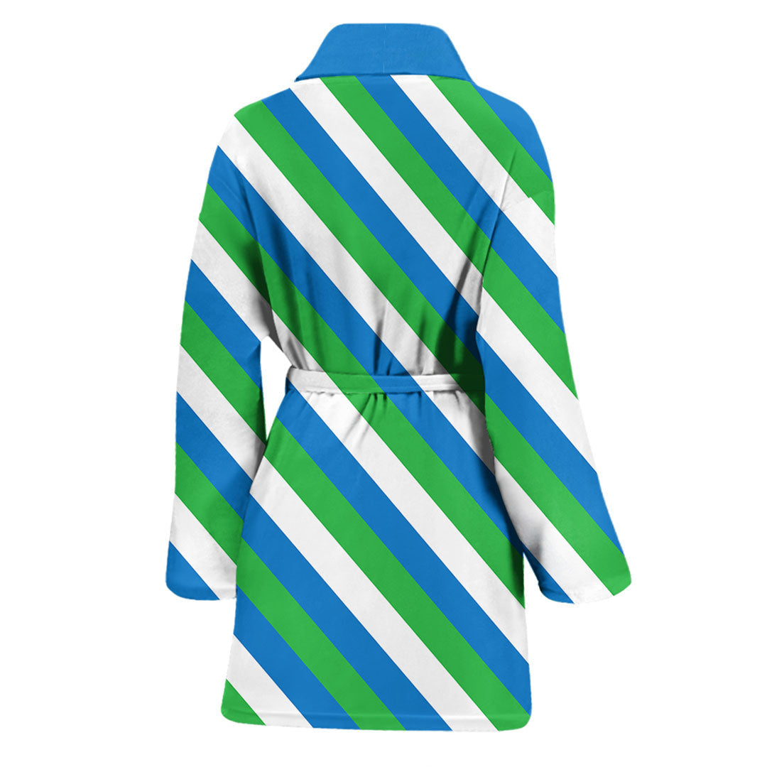 Clothing Sierra Leone Pattern Flag Bath Robe