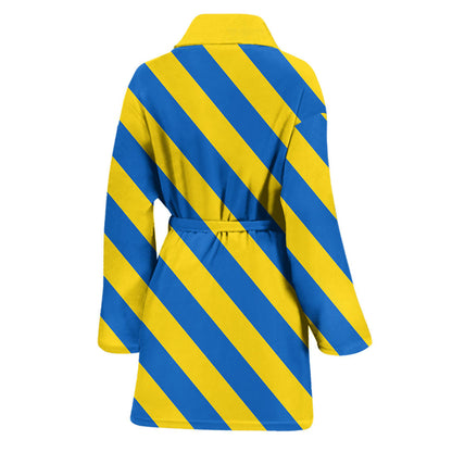 Clothing Ukraine Pattern Flag Bath Robe