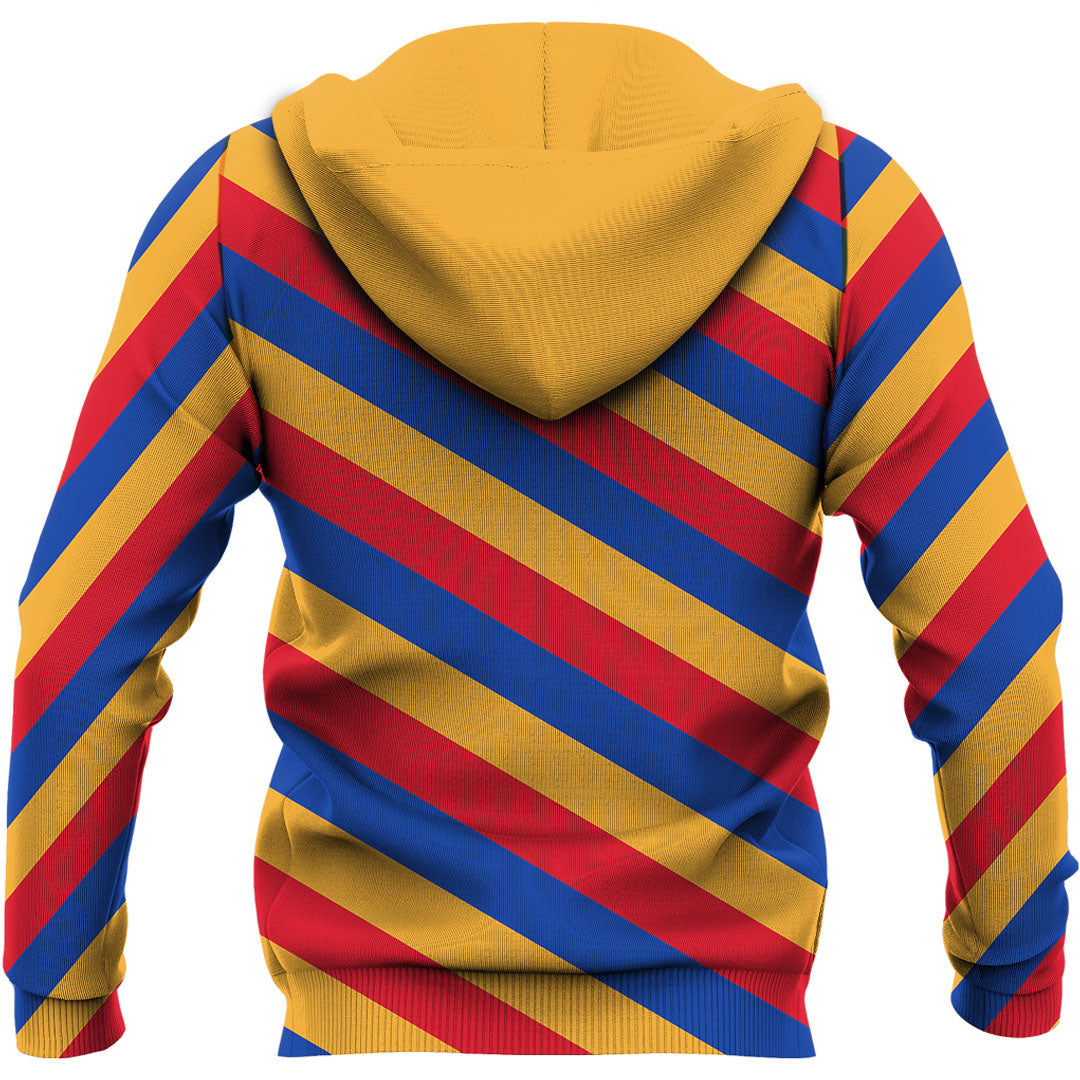 Clothing Armenia Pattern Flag Hoodie