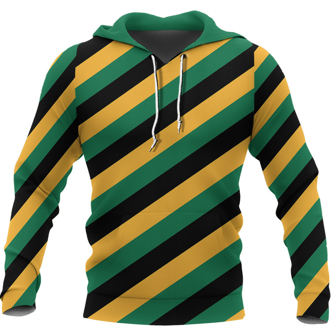 Clothing Jamaica Pattern Flag Hoodie