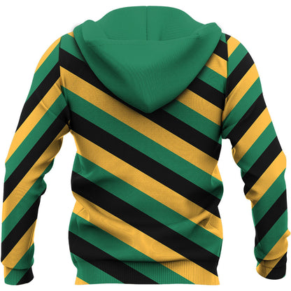 Clothing Jamaica Pattern Flag Hoodie